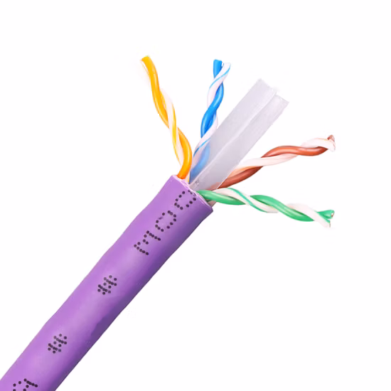 4 Pair 23AWG UTP Solid Bare Copper Internet LAN Network Communication Cables Ethernet CAT6 Cable Electric Wire